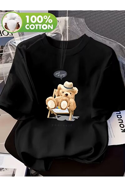 oneagılyazı Μπλουζάκι με στάμπα. Κοντομάνικο καλοκαιρινό & ανοιξιάτικο casual...