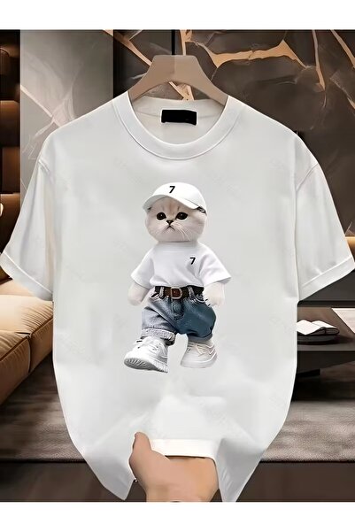 oneagılyazı Μπλουζάκι με στάμπα. Κοντομάνικο καλοκαιρινό & ανοιξιάτικο casual...