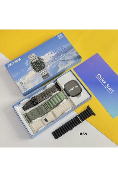 JSYES -Digital watch set with Metallic Band,Orange Silicon Band,3 Interchange...