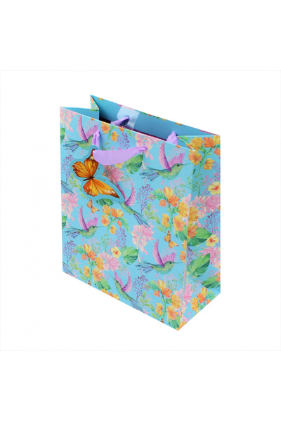 Eurowrap Χάρτινη τσάντα δώρου με σχέδιο Κολιμπρί L