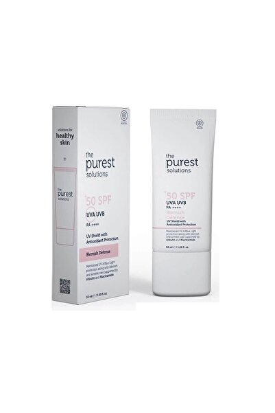 The Purest Solutions Yüz Güneş Kremi SPF50+ Lekeli Cilt 50 ml