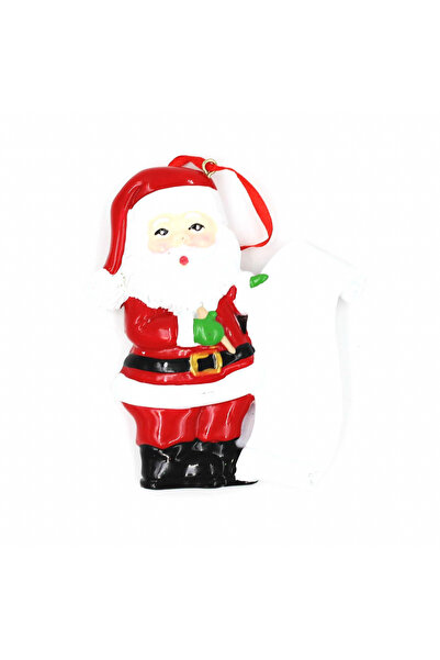 Gift Design Decorațiune magnetică - Moș Crăciun uimit de lista de cadouri