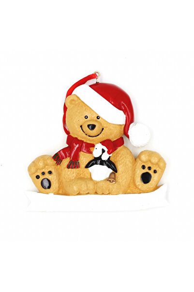Gift Design Decorațiune magnetică - Ursuleț zâmbitor cu fez și pinguin