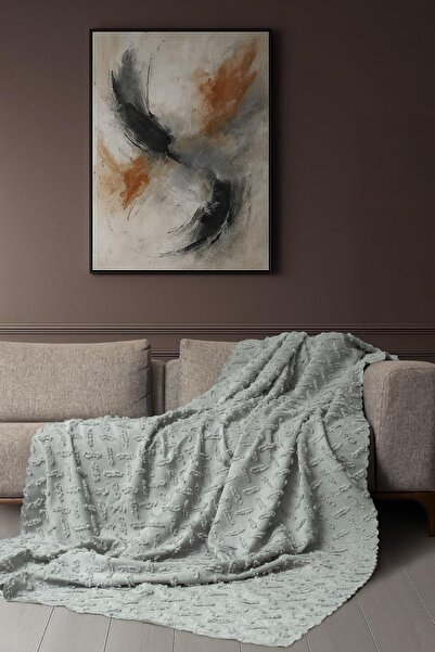 Ponela Seat Cover Anti-Slip Bohemian Punch Embossed 3D 175x215 cm ( Medium ) Anti-Slip, A.Grey