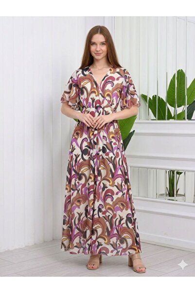 CİXAPLE Σιφόν με κοντό μανίκι με λαιμόκοψη