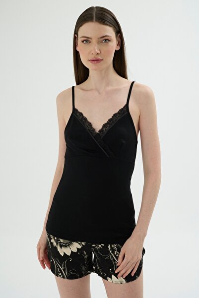 Sevim 17767 Women's Thin Strap Shorts Set