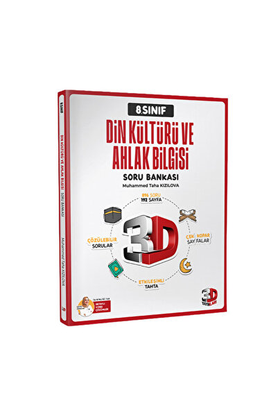 3D Yayınları 8. Sınıf Din Kültürü ve Ahlak Bilgisi Soru Bankası / 2025-2026 G...