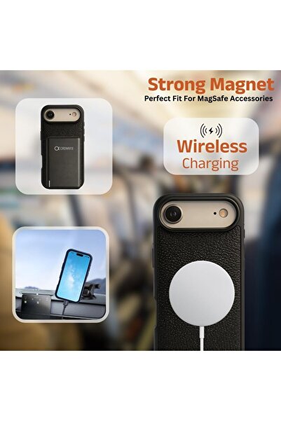 CROWNYX Regal Leather Case for iPhone 17 Air