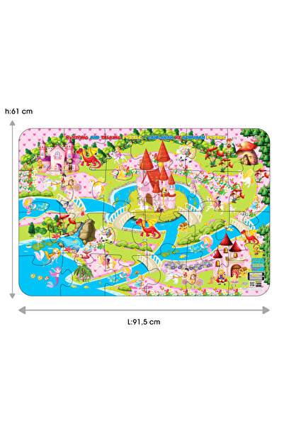 Akar Mega Puzzle cu 24 de piese. Tărâmul prințeselor