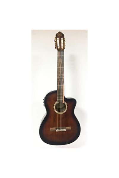 VALENCIA Vc564cebsb Elektro Klasik Gitar Cutaway 4/4 Kahve Sunburst