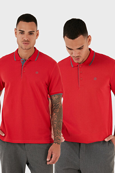 Buratti Βαμβακερό Slim Fit με κουμπιά, Πακέτο 2 τεμαχίων, Ανδρικό μπλουζάκι μ...