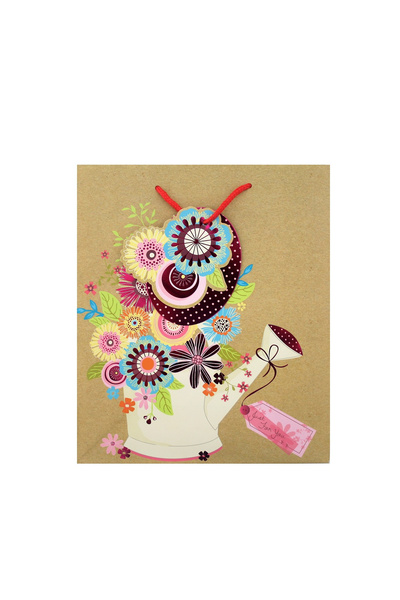 Eurowrap XL Χάρτινη Τσάντα Δώρου με Ανθικό Σχέδιο Κήπου