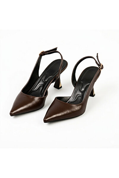 AYAKKABIMOOD Γυναικεία παπούτσια με λεπτό τακούνι 7 εκ. με ανοιχτή φτέρνα