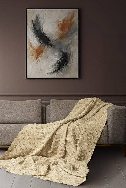 Latuda Home Ponela Koltuk Örtüsü Kaymaz Bohem Punch Kabartmalı 110x175 cm 2 A...