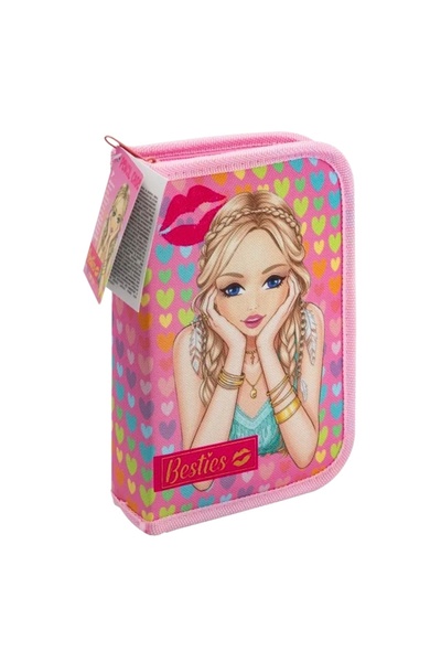 Besties Κασετίνα, πλήρως εξοπλισμένη με μολύβια, μαρκαδόρους, σχολικά είδη, μ...
