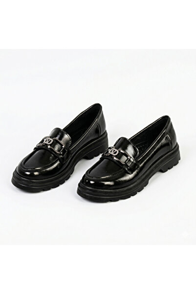 AYAKKABIMOOD Γυναικεία Loafer Casual Παπούτσια SL2001 V Buckle