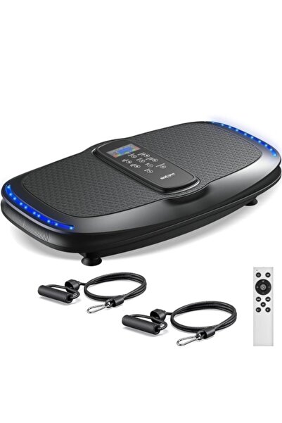 GO4FIT Aparat Vibromasaj, V3000, 200W, 200 Niveluri Viteza, 4 Programe Preset...