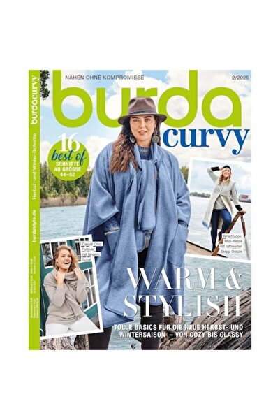 Burda Style Revista Burda Curvy, toamna-iarna 2025, 2/2025 editata in limba g...