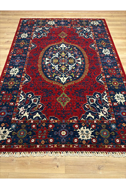 Akarsu PREMİUM %100 SAFYÜN KÖKBOYAMA+EL İŞÇİLİĞİ MEVCUT+200x300 EBATLI+6 M2 HALI