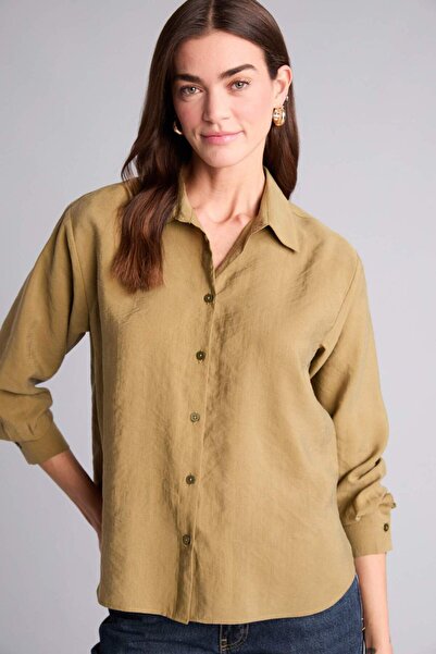 DeFacto Πουκάμισο Overshirt Fit Modal H7396AX26SP