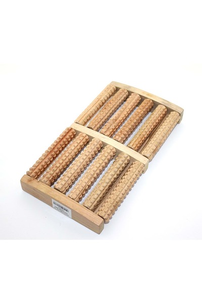 Store Ahşap Ayak Masaj Aleti 27x15 Cm | Doğal Refleksoloji Masaj Aparatı