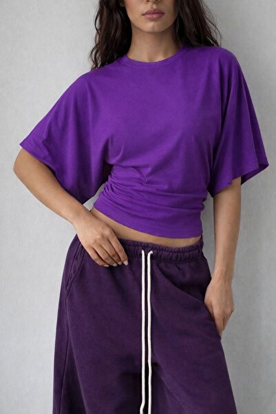 Hira Clothing Βαμβακερή μπλούζα/μπλουζάκι/τοπ με φαρδιά μανίκια που ταιριάζει...