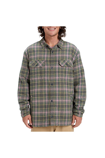 Quiksilver VENTURE ΣΕΡΠΑ ΜΠΛΟΥΖΑΚΙ ΜΕ ΜΑΚΡΙΑ ΜΑΝΙΚΙΑ ΧΡΩΜΑΤΟΣ INDIAN INK VENT...