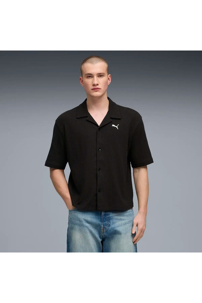 Puma WARDROBE ESS Μπλουζάκι Μαύρο Ανδρικό T-Shirt