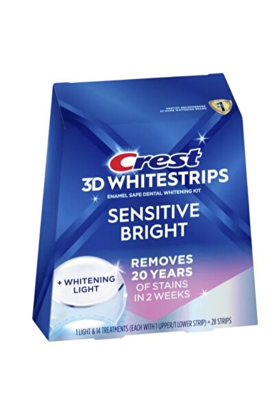 DAsiNU Σετ 14 τεμαχίων Crest 3D White Sensitive Bright Λευκαντικές Ταινίες Δο...