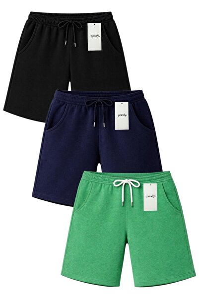pandy 3-Pack Full-Fit Unisex Basic Shorts
