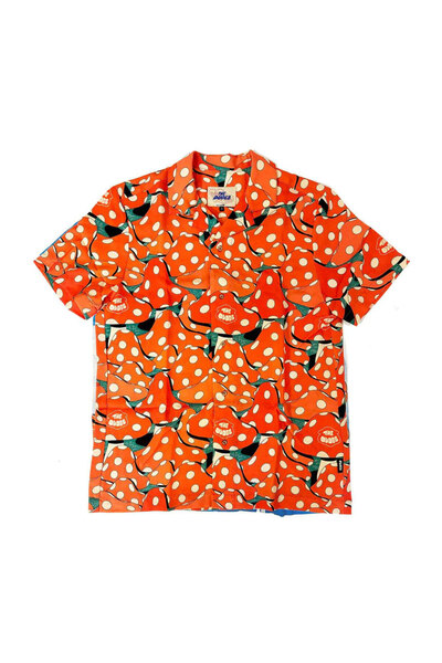 The Dudes Ανδρικό πουκάμισο με μανιτάρια, πολύχρωμο, L