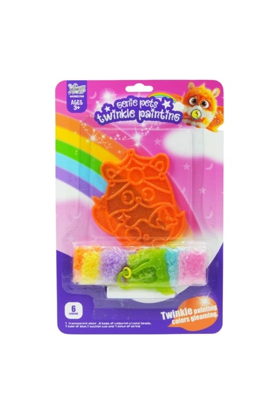 Genie Pets Μπρελόκ DIY, Μοντέλο Μικρής Αλεπούς – Πολύχρωμη Κρυστάλλινη Ζωγραφ...