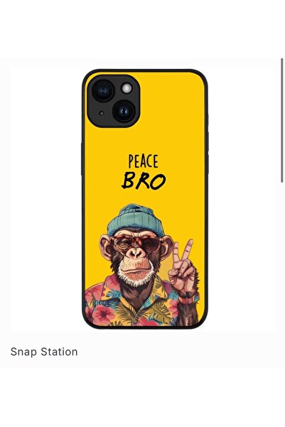 SNAPSTATIONRO Προστατευτική θήκη, MagSafe, iPhone 13 - MONKEY_PEACE