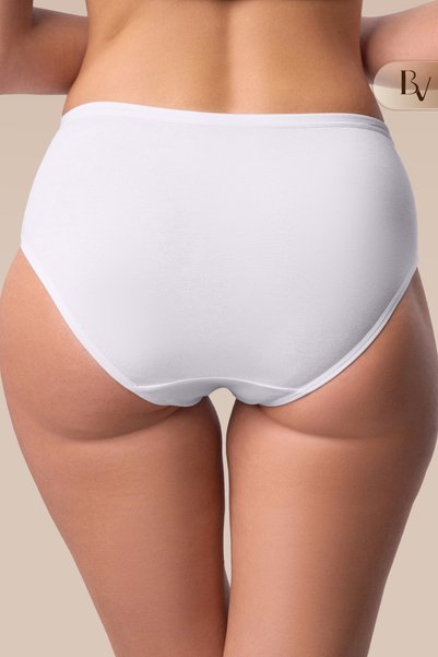Bella Veza Lace High Waist Women's Panties White Anthracite Claret Red 3 Pieces