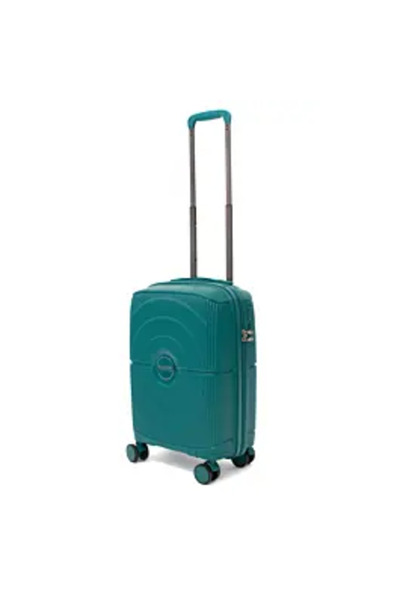 Ella Icon Pavone trolley with 4 Double Panel wheels, ABS, 55x37x23 cm, Turquoise