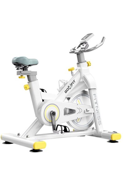 GO4FIT Bicicleta Spinning Magnetica Fitness, GF200, Volanta 10kg, Greutate Ma...