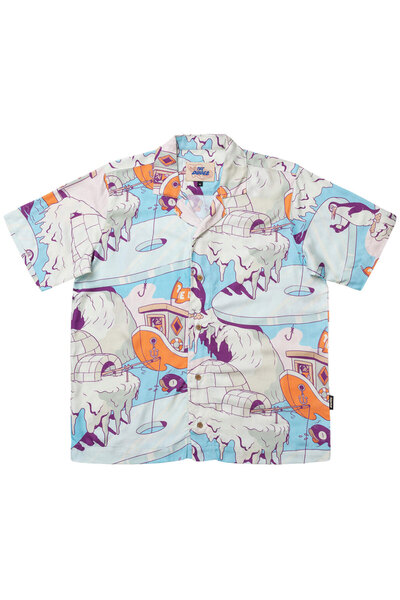 The Dudes ICE JOB Χαβανέζικο πουκάμισο πολύχρωμο M