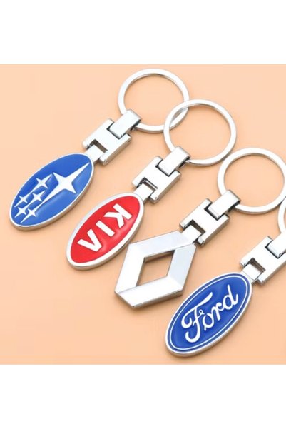 Generic Car Brands keychain. High quality-Metallic