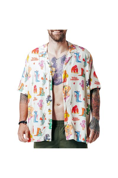 The Dudes Φίλοι και Εχθροί II Χαβανέζικο Πουκάμισο Πολύχρωμο L