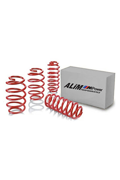 Autoline BMW F10 Uyumlu Spor Yay Seti (Ön + Arka, Alçaltma Yayı)