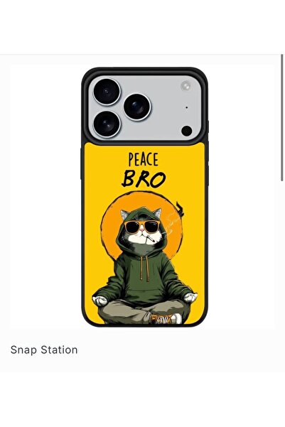 SNAPSTATIONRO Προστατευτική θήκη, MagSafe, iPhone 17 PRO - CAT_PEACE