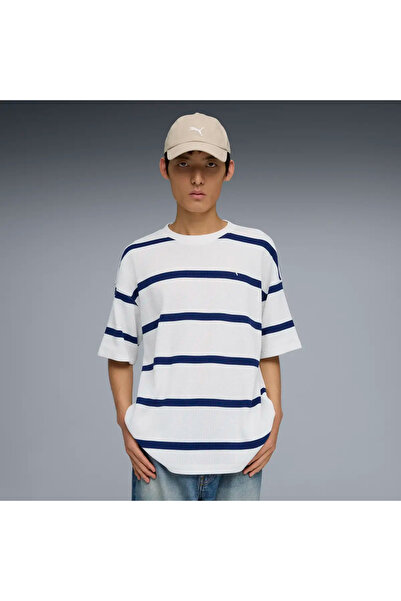 Puma SELECT Essentials Waffle Tee Λευκό Ανδρικό T-Shirt