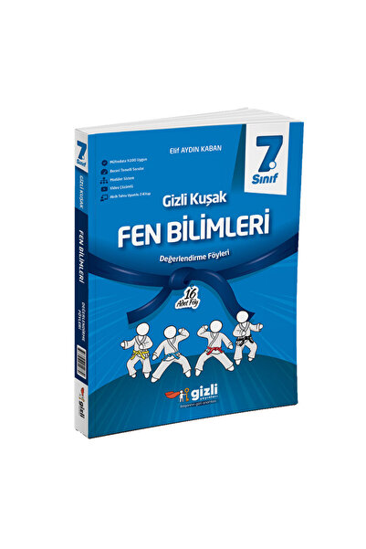 Gizli Yayınları 7. Sınıf Fen Bilimleri Gizli Kuşak Değerlendirme Föyleri