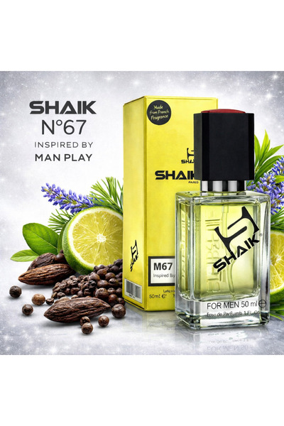 Shaik Άρωμα Αρ.67 Ανδρικό 50ml – Εμπνευσμένο από το Man Play – Φρέσκο Πικάντι...