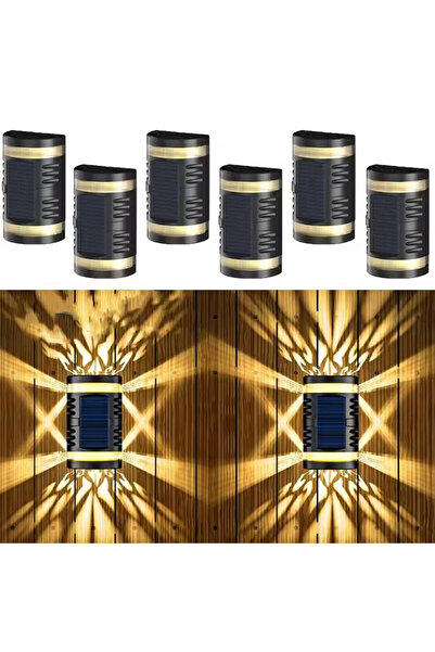 LEDIGANT Set de 6 lămpi solare decorative cu lumină bidirecțională, IP65