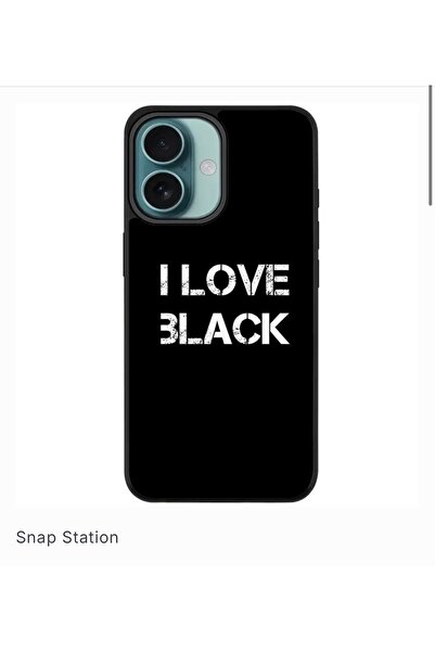 SNAPSTATIONRO Husa προστασία, MagSafe, iPhone 16 PLUS - ILOVEBLACK