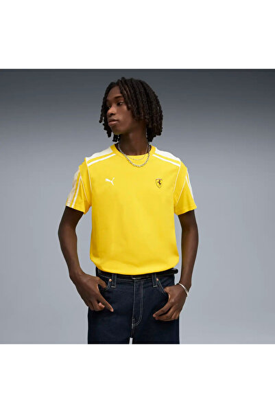 Puma Ferrari MT7 Tee Sarı Erkek T-Shirt
