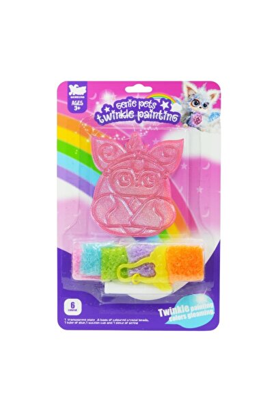 Genie Pets Μπρελόκ DIY – Μοντέλο Λιλά – Πολύχρωμη Κρυστάλλινη Ζωγραφική, Δημι...