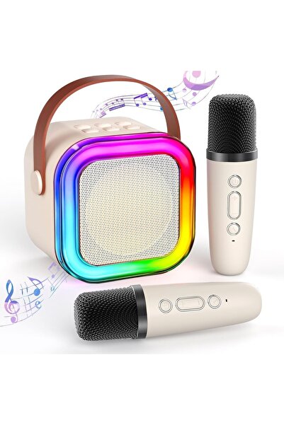 Primo Plus كاريوكي صغير للأطفال والكبار، مكبر صوت محمول بتقنية البلوتوث مع مي...