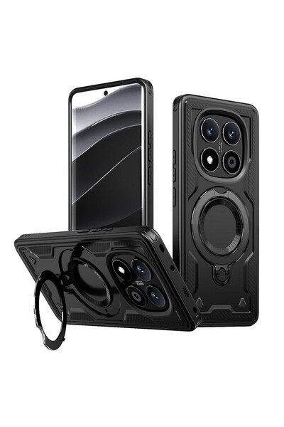 VERTEK Υβριδική Θωρακισμένη Θήκη MagRing Πολλαπλών Γωνιών για Xiaomi Redmi No...